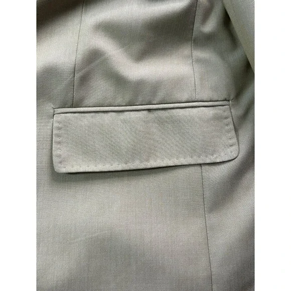 Apollo King Super 150's Hand Stitching Suit Jacket Mens Sz 52L Beige Blazer NWT